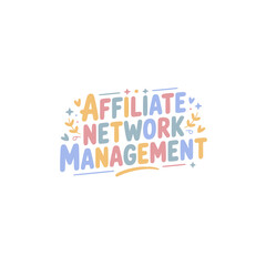 Affiliate Network Management Sticker Design