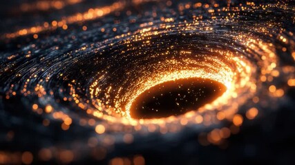Wall Mural - glowing swirl of stars and light in an abstract cosmic space
