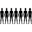 © Rez Wan - Diverse group of people holding hands in unity and solidarity