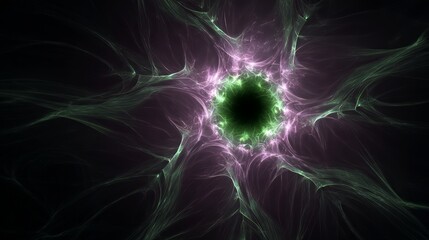 Wall Mural - Abstract Glowing Energy Pattern Design