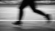 © Muchtar - Blurred Motion: A Runner's Silhouette