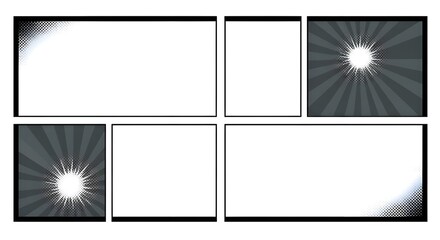 Comic Panel Layout 5