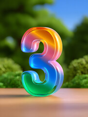 Wall Mural - 3d rendering digital font big sale event countdown concept element