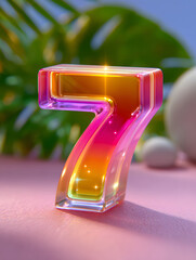 Wall Mural - 3d rendering digital font big sale event countdown concept element