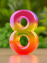 Wall Mural - 3d rendering digital font big sale event countdown concept element