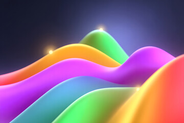 Wall Mural - dynamic fluid color gradient background, abstract kv main visual business ppt background