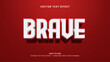 © cuplis design - brave editable text effect