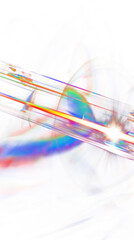 Canvas Print - png holographic blurry flare background light illustration.