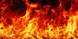 © SUE - flame background:Flames burning with sparks background clipart. Realistic flames burning on black background. Energetic and dynamic flames and exploding sparks.