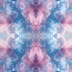 Wall Mural - the image is a colorful and abstract representation of clouds