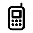 © Wahyu - Line Art Simple Cellphone Telephone Device Communication Gadget Icon Design