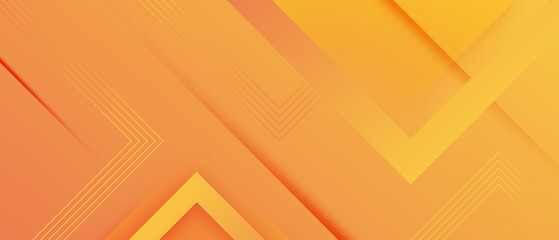 Canvas Print - orange abstract background paper shine and layer element for presentation design