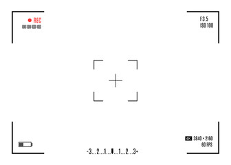 PNG motion picture capture with zoom view and sharpened lens shows exposure scene using cam screen battery blank display and isolated camera frame for surveillance cinema or electronic snapshot

