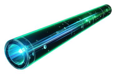Wall Mural - png tube light technology green.