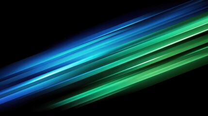 Wall Mural - dynamic abstract background with blue and green light streak. shows motion speed and energy. futuris