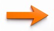© DreamGrid - A bold orange arrow points rightward—its clean silhouette and unambiguous hue evoke movement, decision, momentum. There is no ornamentation, just direction. A sign not of place, but of impulse.