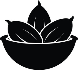 Wall Mural - Leaves in Bowl