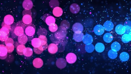 Wall Mural - vibrant colorful bokeh light background with sparkles for creative design and artistic projects 4k v