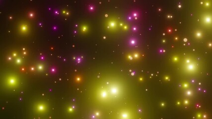 Wall Mural - abstract fantasy background shiny particles dust rays and energy flow loop
