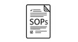 © gapaparis - Standard Operating Procedure (SOPs) Document: A minimalist, yet informative illustration of a document, highlighting the concept of SOPs.
