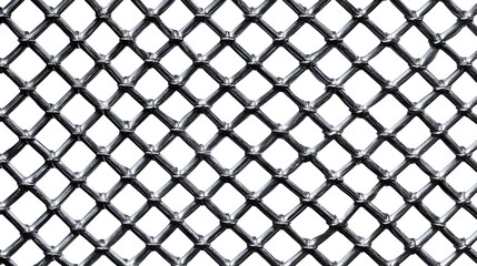 Metallic Diamond Mesh Grid Pattern Texture Background