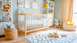 © Fatema - nursery room with baby crib and toys