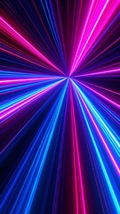 Wall Mural - Abstract vibrant light rays