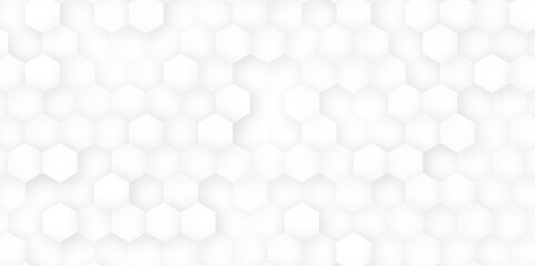 Wall Mural - abstract cube hexagon shape background. vector banner design. vector banner design. hexagons pattern