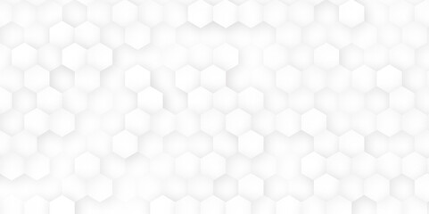Wall Mural - abstract cube hexagon shape background. vector banner design. vector banner design. hexagons pattern