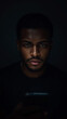 © musab - Person Holding Smartphone in Darkness, Focused Tech Portrait with Illuminated Screen