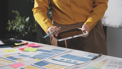 team of UI UX web designer are working together to develop mobile responsive websites with UI UX front end designer previews, UI UX web development ideas, front end designer. application development