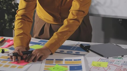 team of UI UX web designer are working together to develop mobile responsive websites with UI UX front end designer previews, UI UX web development ideas, front end designer. application development
