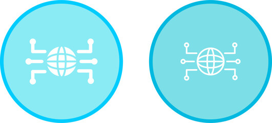 Wall Mural - Internet Vector Icon
