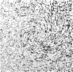 Wall Mural - Abstract grunge halftone pattern. Black and white vector illustration	