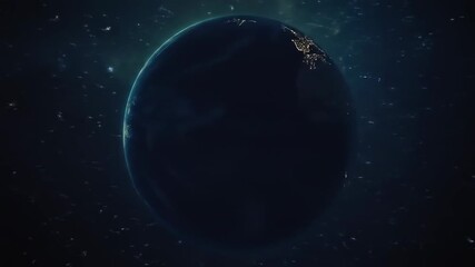 Wall Mural - Earth from space with sun
