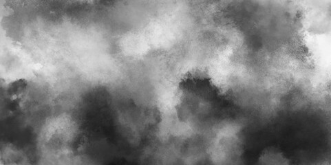 Wall Mural - Abstract white and gray isolated cloud cumulus clouds. Gray aquarelle painted realistic fog or mist smoky textured canvas design. White and ash messy wall stucco texture background.	