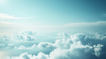 Wall Mural - blue sky with clouds . nature background