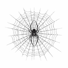 spider and web