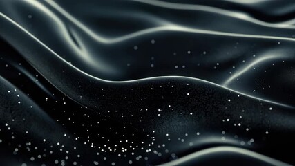 Wall Mural - Glowing and fading stars in a starry night sky, with hints of nebulae.