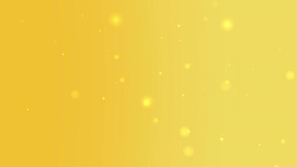 Wall Mural - Light yellow gradient background with glowing bokeh particles creating a bright cheerful mood ideal for festive celebration designs like Easter or summer event invitations