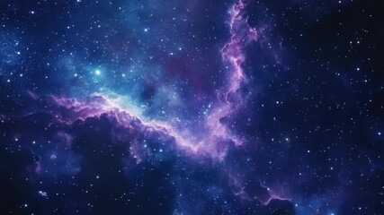 Wall Mural - A stunning view of the Pleiades Nebula, a distant star cluster in the constellation Taurus.