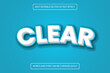© Sujon - Editable 3D Text Effect Clean White Letters on Blue