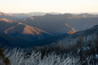 © Austockphoto - Rugged mountain view from Mt Buller at sunset