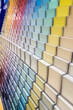 © Austockphoto - paint colour samples on display in a store