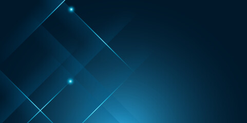 Wall Mural - blue vector abstract background with simple geometric shapes. minimalist design and subtle lighting 