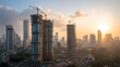 © Sipon Ray - Mumbai Skyline Construction Scene