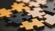 © KohXD - A single puzzle piece highlighting the importance of each component in business strategy and team collaboration efforts