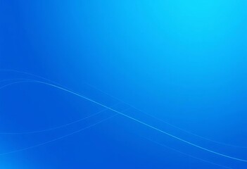 Wall Mural - Subtle blue gradient with dynamic, minimalist lines suggesting technological movement, blue background, lines
