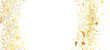 © vegefox.com - Elegant white background with gold confetti and stars. Perfect for holidays or celebrations.