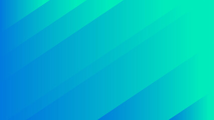 Canvas Print - abstract smooth diagonal gradient background with a seamless blend of vibrant cyan and deep blue ton